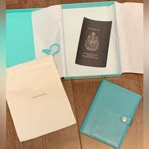 Tiffany & Co. leather passport holder